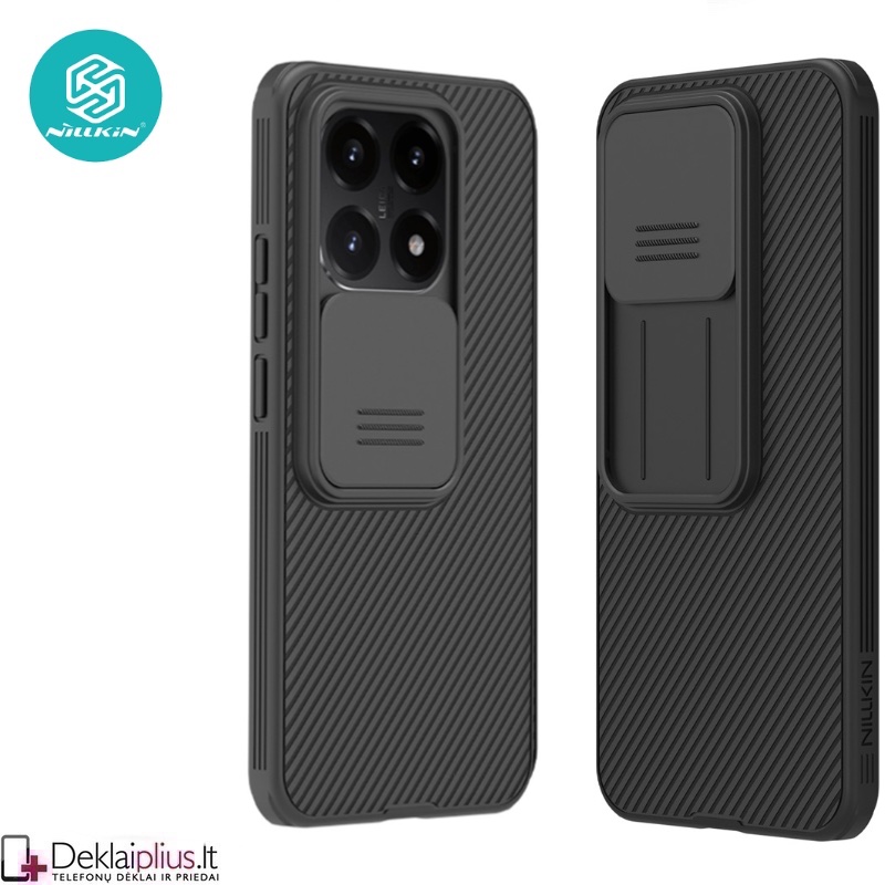 Nillkin Camshield dėklas su kameros apsauga - juodas (Xiaomi 15T) Nillkin Camshield dėklas su kameros apsauga - juodas (Xiaomi 15T)